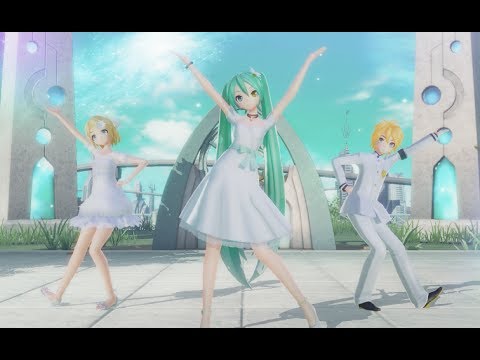 【PS4-PDX HD】カオス・メドレー ~ギガリミックス~【初音ミク：ホワイト・イヴ/鏡音リン：フェアリーワンピース/鏡音レン：生徒会執行部】(1080p/60fps)