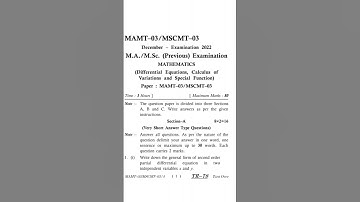 VMOU PRE. YEAR PAPERS MAMT - 01/MSCMT - 01 to 05 (PRE. YEARS ALL PAPERS) EXAM DECEMBER 2022 #vmou