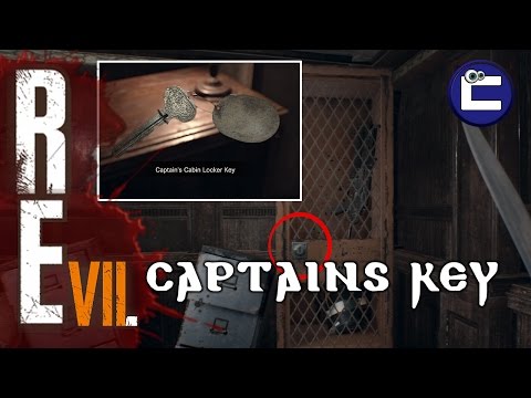 Video: Resident Evil 7 - Fixa Skeppshissen Med Strömkabeln, Hitta Captain's Cabin Locker Key Och Lounge Målningslösning