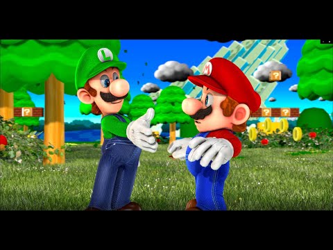 Luigi Shakes Mario's Hand!