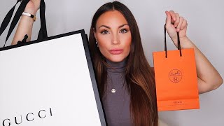 LUXURY HAUL // GUCCI AND HERMES UNBOXING