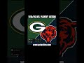 1/10/26 #greenbaypackers vs #chicagobears #nfl #playoffs #nflpick #sportsbetting #nflplayoffs #win