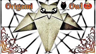 Origami Owl (Crease Pattern)