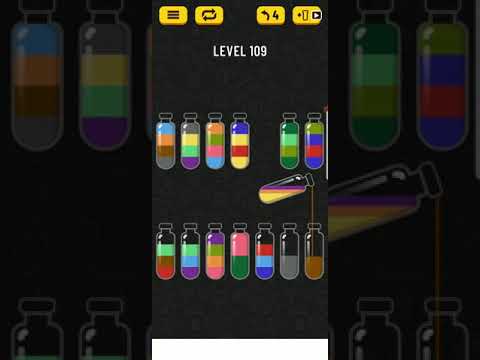 Soda Sort Puzzle Color Water Game Level 107 108 109 110 WalkThrough Solution Gameplay
