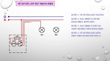 CN9 - Lắp mạch điện một công tắc ba cực điều khiển hai đèn - Thầy Hào