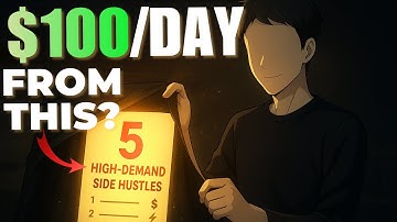 5 High Demand Side Hustles NOBODY is Talking About