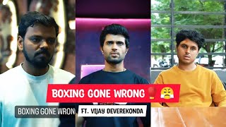 Boxing with Vijay Deverekonda Gone Wrong😭😵💥 #shorts #boxing #fight #kabirsingh #trending #indian