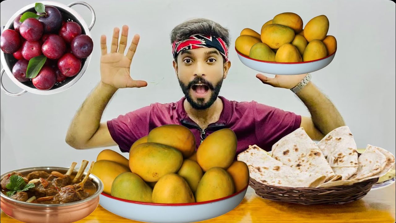 Rat Alo ke salan Aur Sindhry Am ky Sath Eating