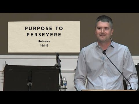 Purpose to Persevere - Hebrews 12:1-13