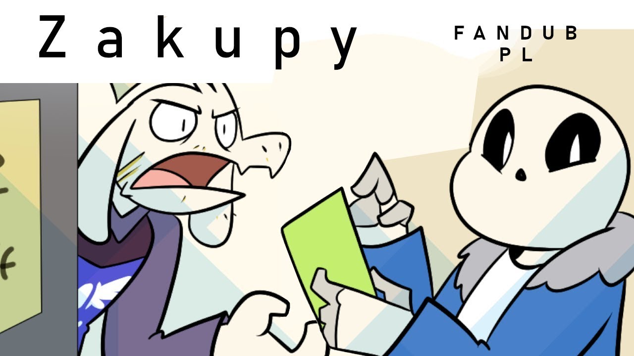 [Undertale Short Comic FANDUB PL] "Zakupy"