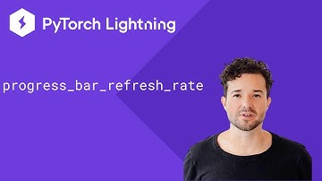 PyTorch Lightning - Smoother Notebook Training With Progress Bar Refresh Rate