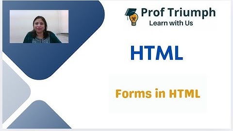 List Box in Forms in HTML