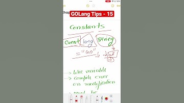 GOLang Tips - 15 what are constants in GOLang and it’s properties