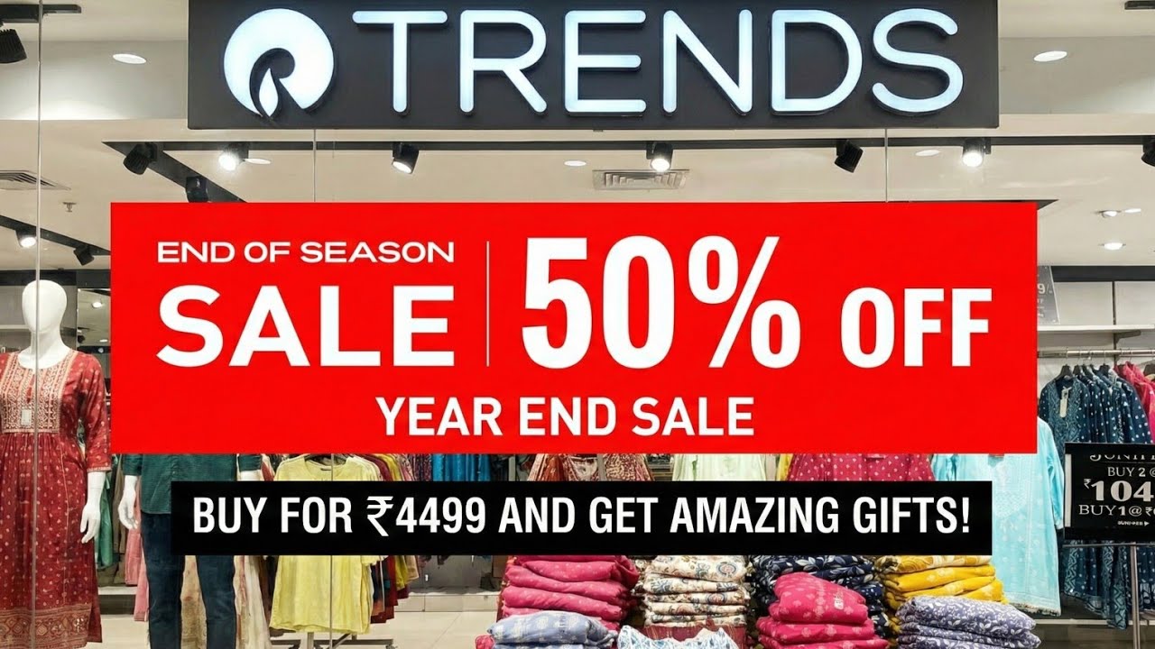 Trends latest 30% 50 % 70% 80% OFF Offers today || Trends year end  Offer 2025 2026