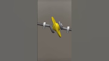 Wobbling Disk Mechanism 😲 | Smooth Mechanical Motion | Engineering Magic ⚙️#shorts #moments #3d