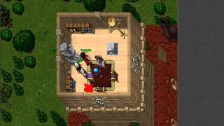 Tibia killing red skull lvl 40 HD