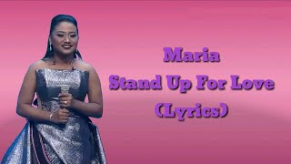 Download lagu Maria - Stand Up For Love (Lyrics) - Result & Reunion Indonesian Idol 2018