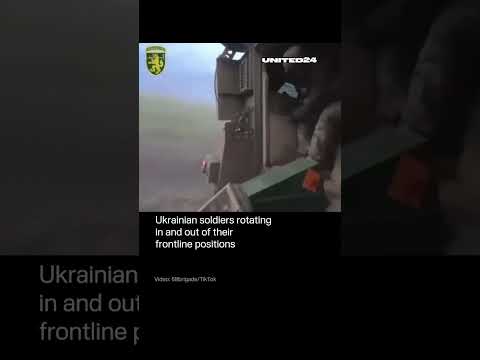 Frontline Rotation: A Glimpse Into Ukrainian Defense #united24media #warinukraine #warzone