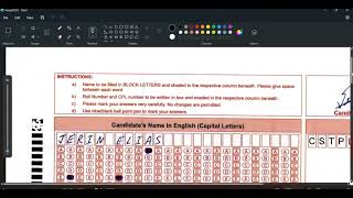 UNPROCESS OMR CORRECTION IN OSCAN