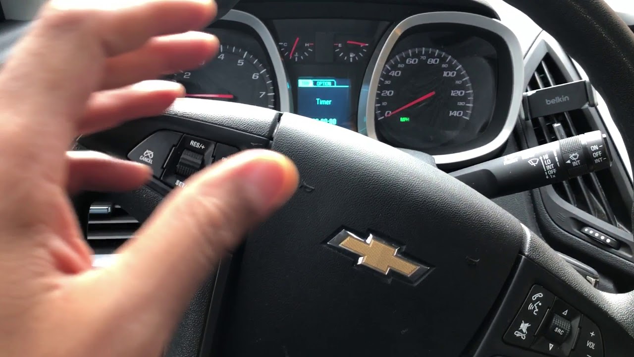 Chevrolet Equinox – Adjusting steering wheel height - YouTube