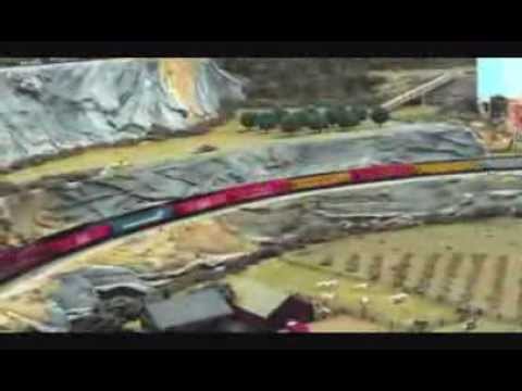 Northlandz: railway train Test model movie