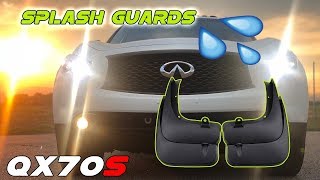 QX70 FX50 FX35 How to: Install OEM Splash Guards