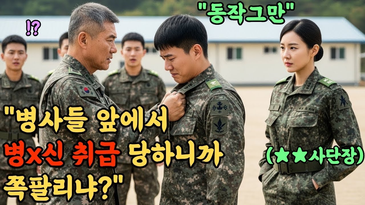 707특임대 출신 최연소 소장 앞에서 부사관 뺨 때린 연대장, 취임식날 단상 위에서 대령 계급장 뜯어버린 역대급 참교육 현장l 오디오북 l 감동 l 창작사연 l