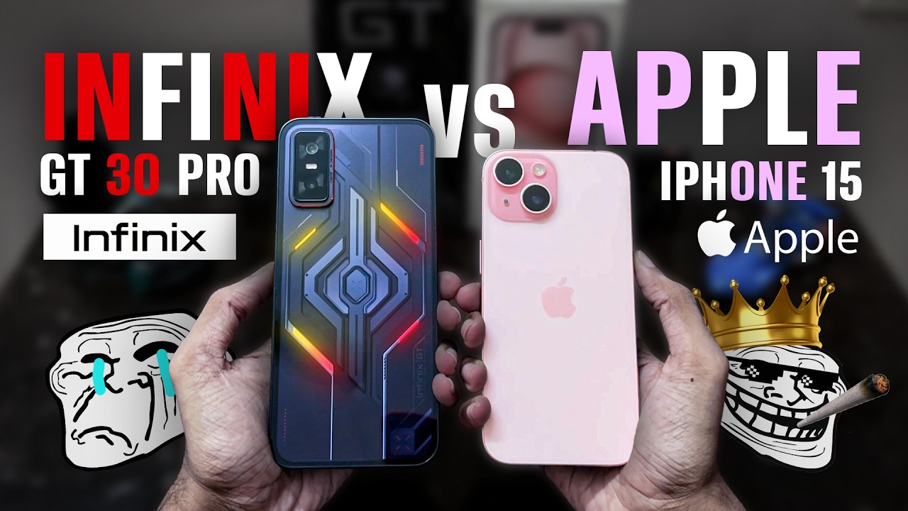 Infinix GT 30 Pro Vs Iphone 15 Speed Test Comparison💀 | XOS 16 Vs IOS 26 | Which One Is Good?🤔