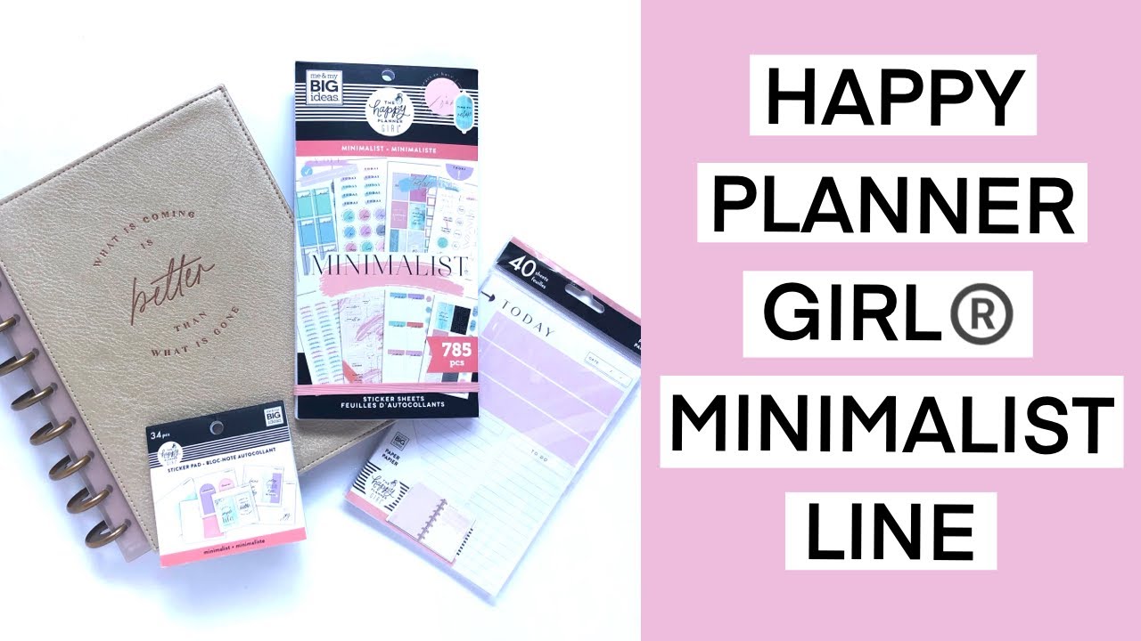 Happy Planner Girl®️ Minimalist Line // Flip through