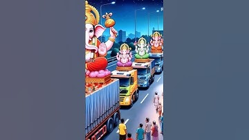 Shankar ji ka beta gadi pe baitha #Ganesh​ #Ganpati​ Bappa morya #Ganpati​ #trending​#shorts​#video