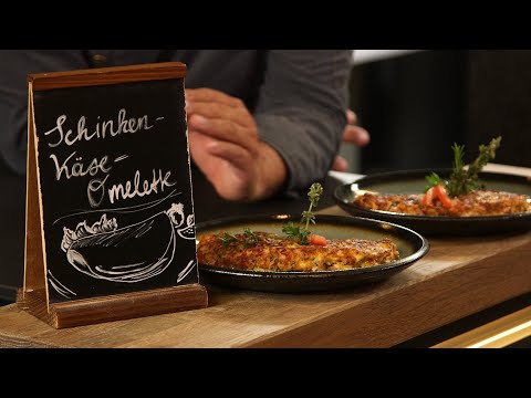 Video: Schinkensalat Mit Omelett