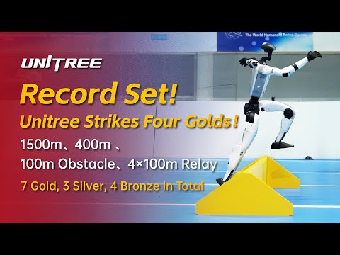 Record Set! Unitree Strikes Four Golds!