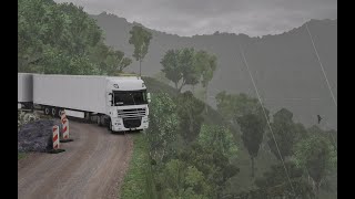 [ETS2]DEATH ROAD TRIP!EAA Bolivia N Yungas Rd Dangerous Trip screenshot 1