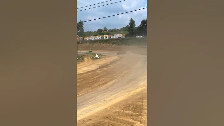 Henry Hornsby III practicing his crate late model