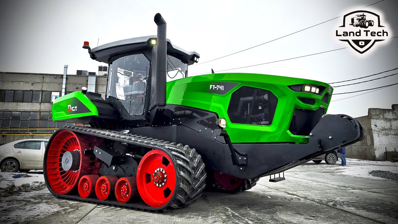 Новый российский гусеничный трактор FT-741 – первый обзор! Премьера - 2025!