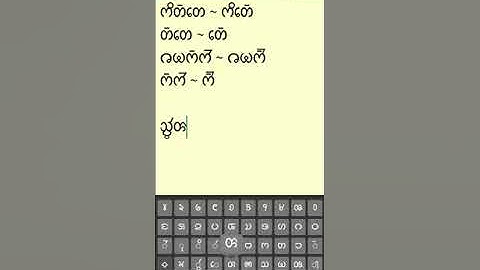 Chakma Language writing system.