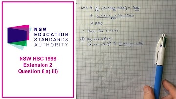 How to answer Q8 a) iii) of the 1998 HSC Mathematics Extension 2 exam