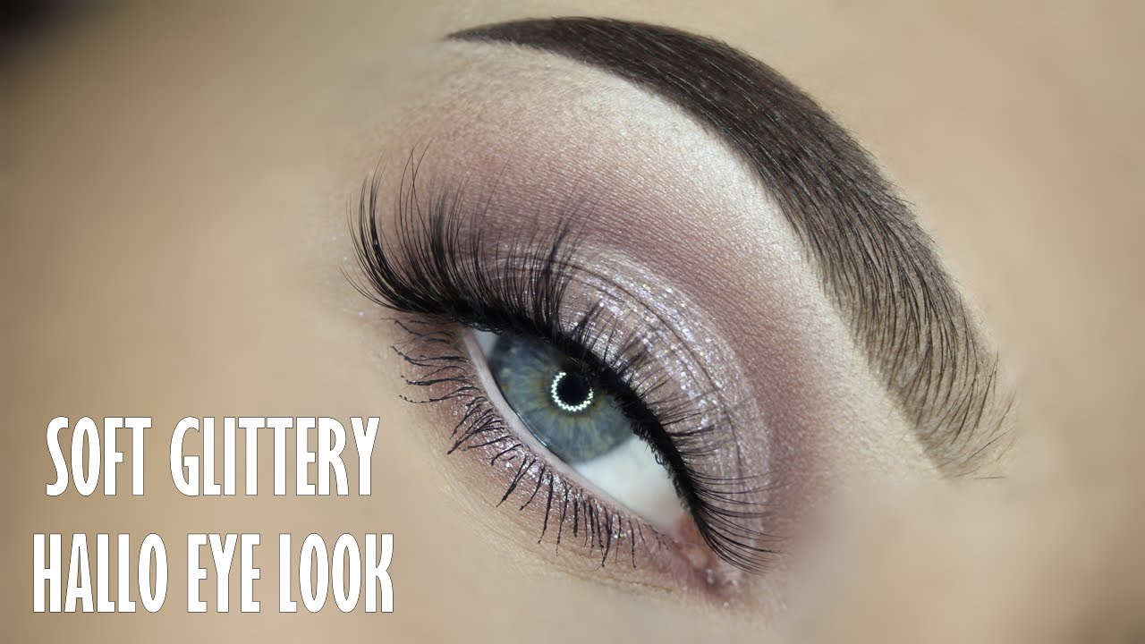 Soft Glitter Halo Eye Makeup Tutorial! YouTube