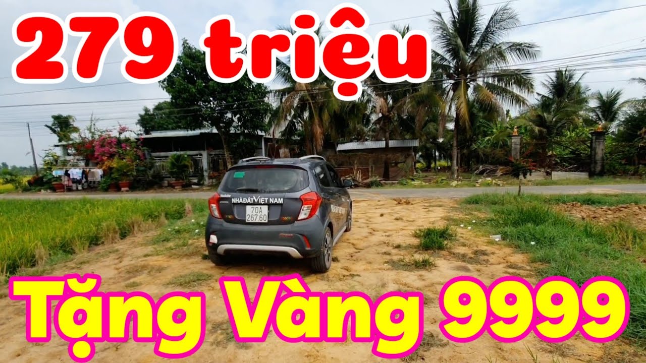 Bán đất đường nhựa 2 mặt tiền rộng 324m2 có 60m2 thổ cư giá 279 triệu ở Long Thuận Tây Ninh