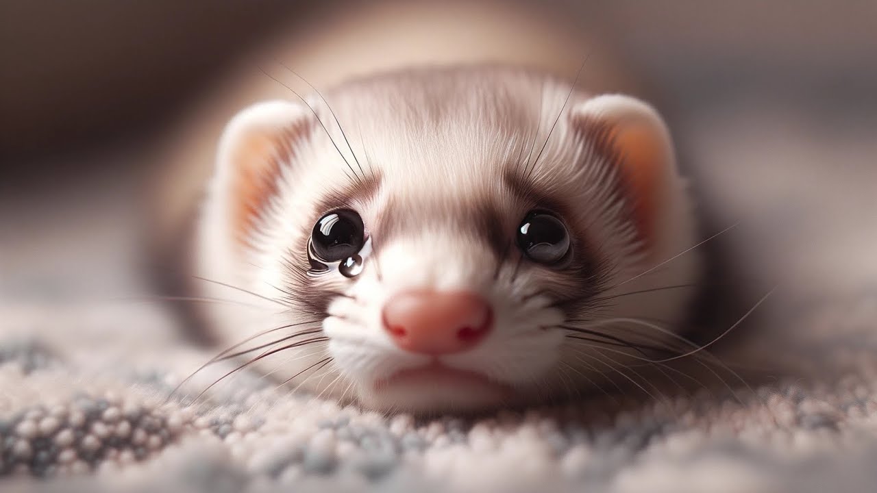 Cute Ferrets Grooming Behavior. 😍 Cinnamon & Sassy