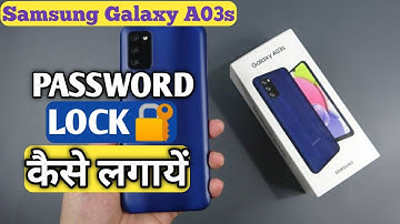 How To Set Fingerprint Lock Samsung galaxy A03s | Samsung galaxy A03s Finger Lock कैसे लगायें