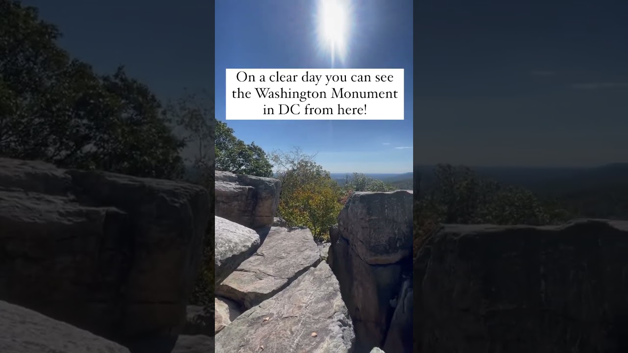 Great place to hike in Maryland! Catoctin Mountain Park, YOU CAN SEE DC FROM HERE