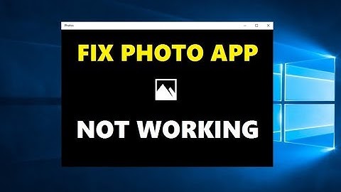 How to Fix Photos App Open Slow or Not Working | Windows 10 Tutorial