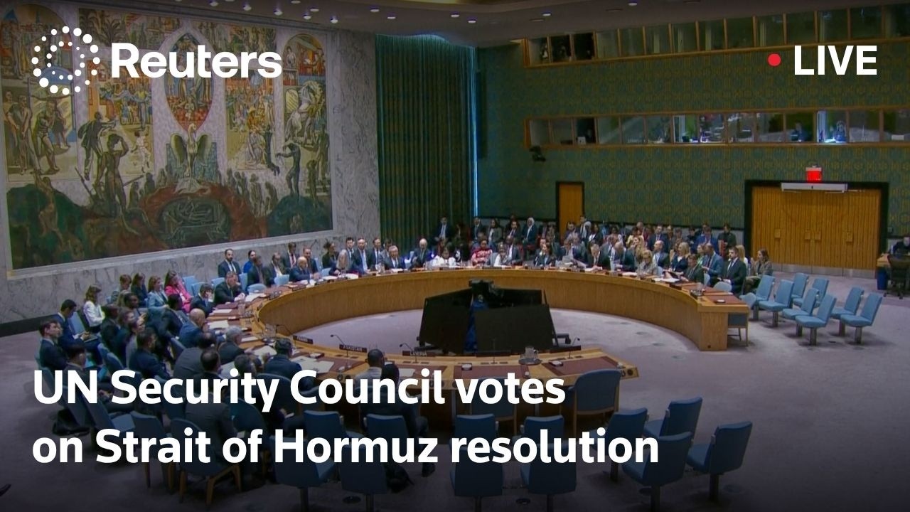 LIVE: UN Security Council votes on Hormuz resolution