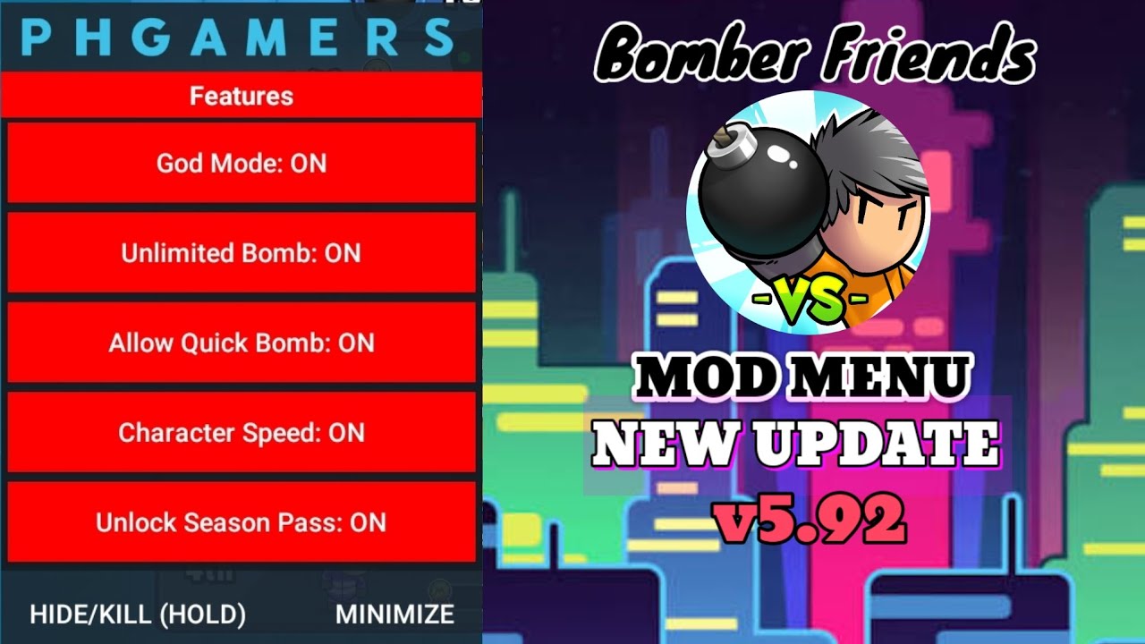 Bomber Friends Mod APK 5.92 Меню Неограниченное количество бомб Разблокировка сезонного абонемент...