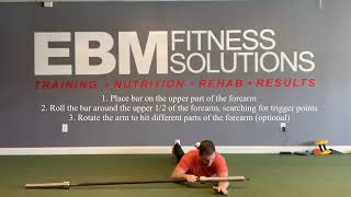 Soft tissue mobilization forearm - EBM Fitness Solutions screenshot 3