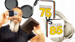 Jabra Evolve2 75 vs Evolve2 85 | Mic Performance Comparison