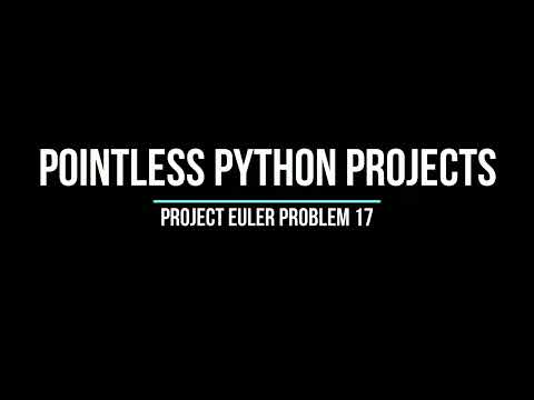 Project Euler Problem 17 - Number Letter Counts