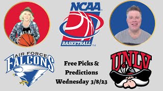Air Force Vs  UNLV- Wednesday 3/8/23- NCAAM Betting Picks and Predictions | Picks & Parlays screenshot 5