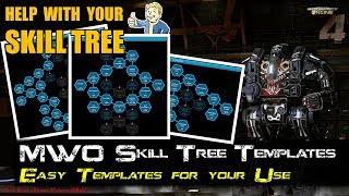 [BRxV] MWO : Skill Tree Templates - Easy Templates for your use